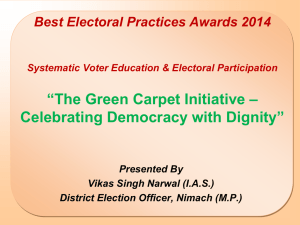 Vikas Narwal, DEO, Neemuch