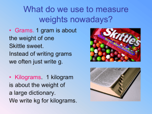 Grams and Kilograms: Measuring Weight & Conversion