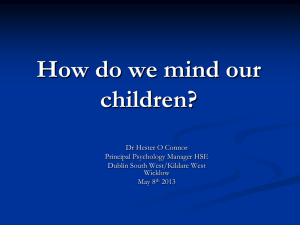 minding our children may 2013