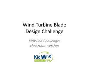 Wind Turbine Design Challenge
