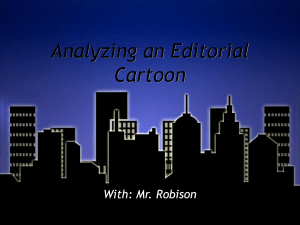 PowerPoint Presentation - Analyzing an Editorial Cartoon
