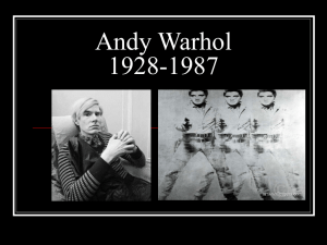 Andy Warhol & Printmaking: Techniques & Student Gallery