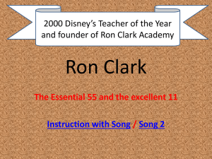 Ron Clark - Trista Teuscher Portfolio