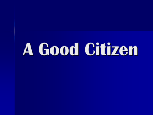 A Good Citizen