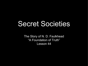 Secret Societies