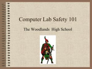 Computer Lab Safety Rules: High School Guide