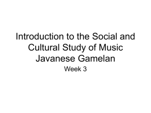 Javanese Gamelan