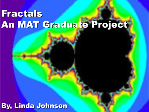 Fractals An MAT Graduate Project