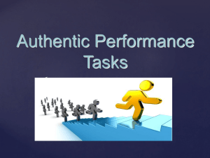 Authentic Performance Tasks: Education Assessment Guide