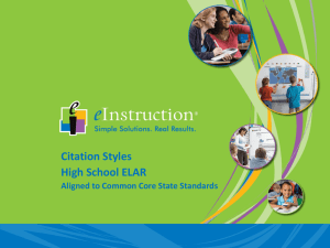 9-12 Citation Styles