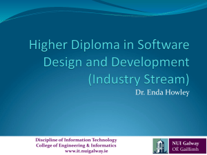 C# And .NET Architecture - Department of Education and Skills
