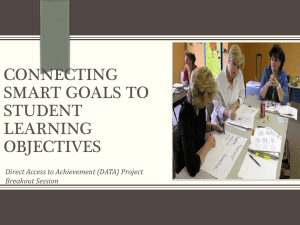 What are Student Learning and Growth Goals?