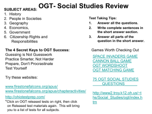 OGT Social Studies Review: Test Prep & Practice Questions