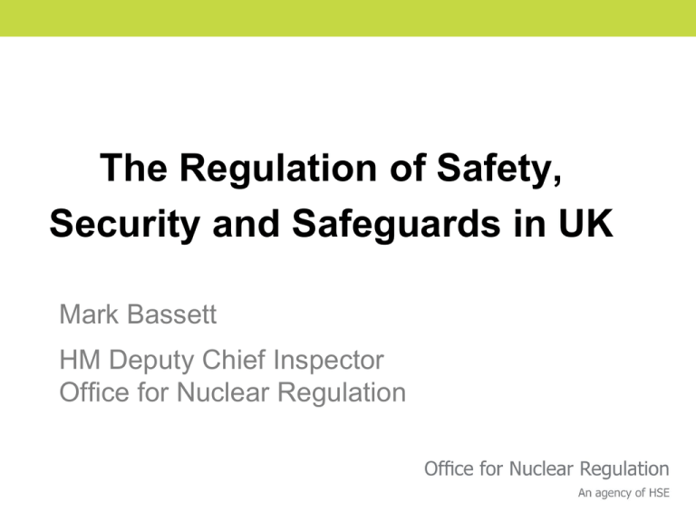 Office for Nuclear Regulation