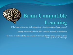 Brain Compatible Learning