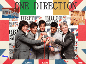 ONE DIRECTION - lycee jean moulin english website