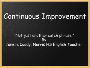 Continuous Improvement Powerpoint