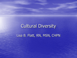 Cultural Diversity