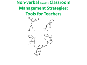 NLP and Classroom Management