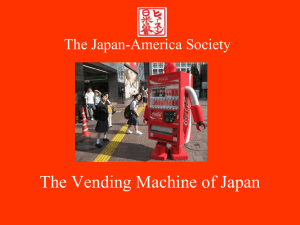 The Vending Machine of Japan