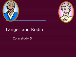 Langer and Rodin