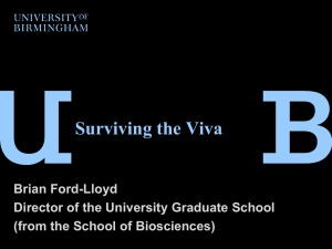 Surviving Your Viva: A Guide for Postgraduate Students