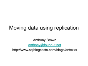 replication
