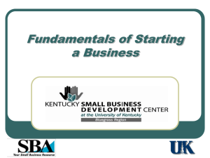 The Business Plan