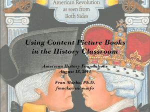 Content Picture Books in History Classroom