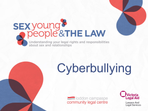 Presentation for Cyberbullying