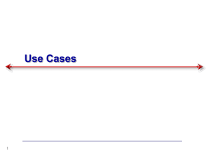 Use Cases and Use Case Diagrams