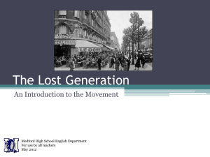 The Lost Generation