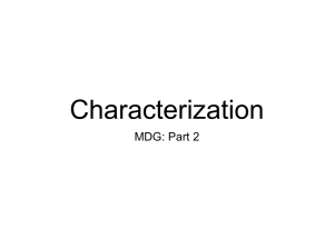 Characterization in Literature: Direct & Indirect Methods