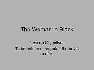 The Woman in Black: Lesson Plan - Summarizing & Suspense