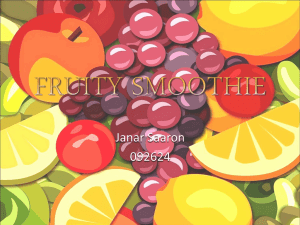FRUITY SMOOTHIE