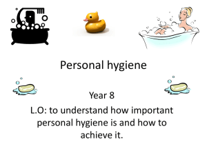 yr_8_Personal_hygiene - St. Francis College Rochestown