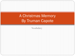 A Christmas Memory