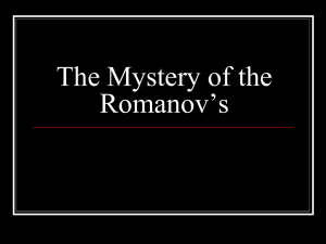 The Mystery of the Romanovs: History & DNA Analysis