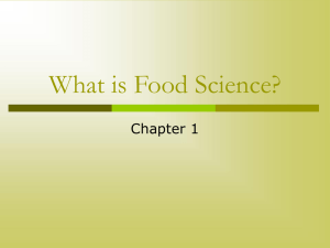 What is Food Science?
