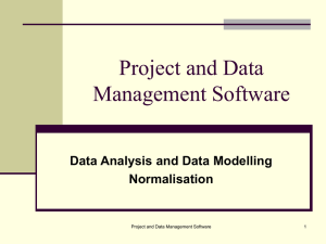 Normalisation presentation