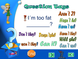 Question Tags