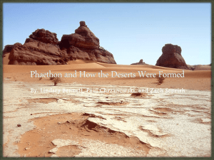 Phaethon Myth: How the Sahara Desert Was Formed