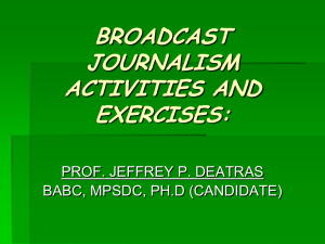 BROADJOURN activities n exercises