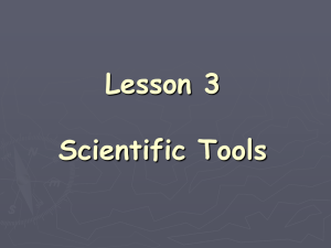 Scientific Tools Lesson & Quiz
