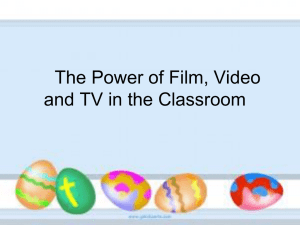 Film, Video & TV in Education: A Classroom Guide