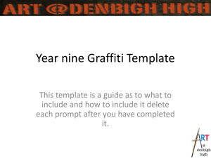 PowerPoint Presentation - Year nine Graffiti Template