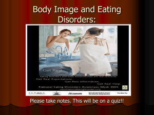 Body Image and Eating Disorders
