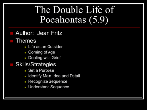 The Double Life of Pocahontas Reading Plan