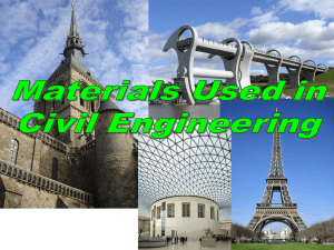 Materials Used in Civil Engineering