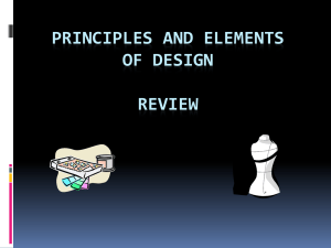 Fashion Design Principles & Elements Review